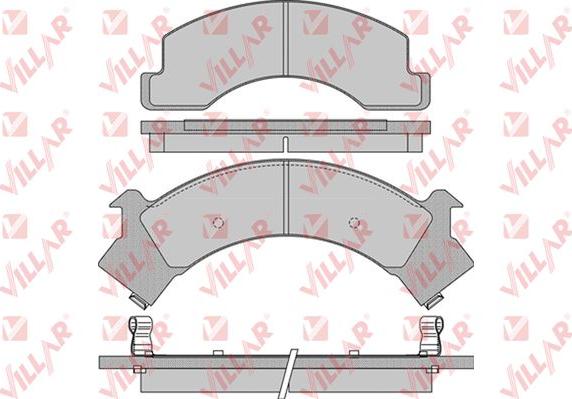 Villar 626.1040 - Kit pastiglie freno, Freno a disco autozon.pro
