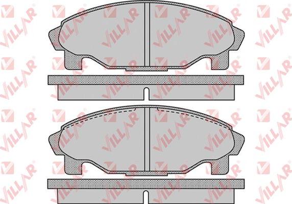 Villar 626.1081 - Kit pastiglie freno, Freno a disco autozon.pro