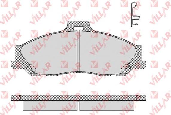 Villar 626.1355 - Kit pastiglie freno, Freno a disco autozon.pro