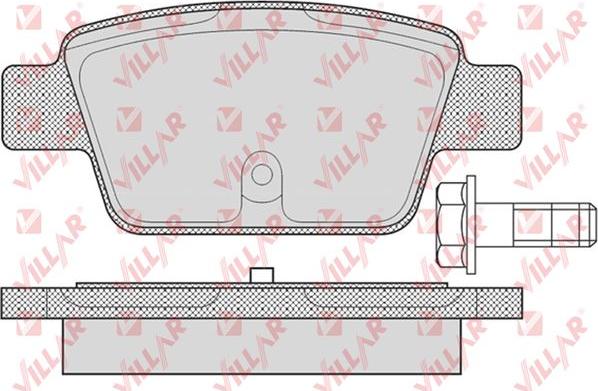 Villar 626.1269 - Kit pastiglie freno, Freno a disco autozon.pro