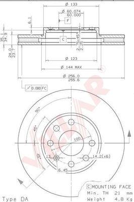 Villar 628.0491 - Discofreno autozon.pro