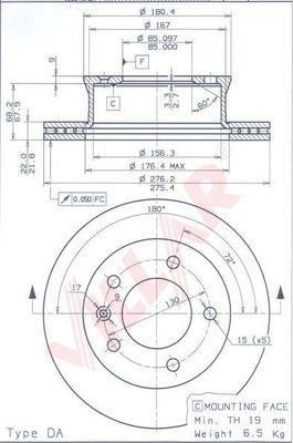 Villar 628.0443 - Discofreno autozon.pro