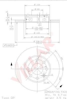 Villar 628.0484 - Discofreno autozon.pro