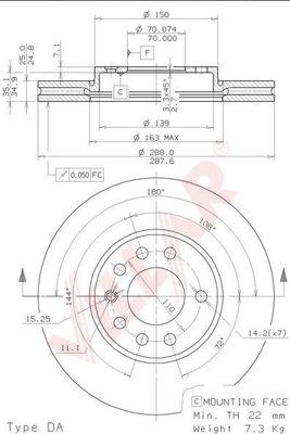 Villar 628.0486 - Discofreno autozon.pro