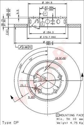 Villar 628.0439 - Discofreno autozon.pro