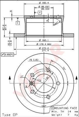 Villar 628.0421 - Discofreno autozon.pro