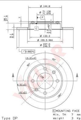 Villar 628.0502 - Discofreno autozon.pro