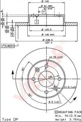 Villar 628.0532 - Discofreno autozon.pro