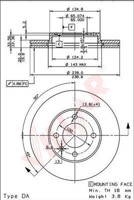 Villar 628.0651 - Discofreno autozon.pro