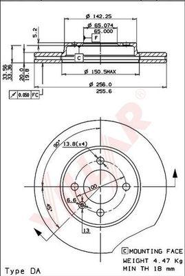 Villar 628.0653 - Discofreno autozon.pro