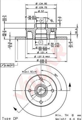 Villar 628.0652 - Discofreno autozon.pro