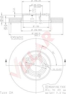 Villar 628.0666 - Discofreno autozon.pro