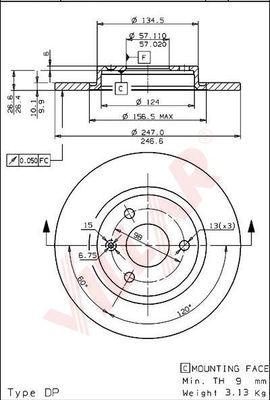 Villar 628.0256 - Discofreno autozon.pro