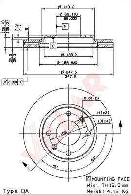 Villar 628.0258 - Discofreno autozon.pro