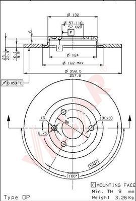 Villar 628.0257 - Discofreno autozon.pro