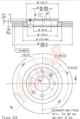 Villar 628.0261 - Discofreno autozon.pro