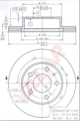 Villar 628.0279 - Discofreno autozon.pro