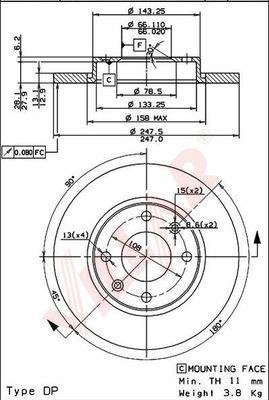 Villar 628.0278 - Discofreno autozon.pro