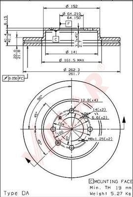 Villar 628.1920 - Discofreno autozon.pro