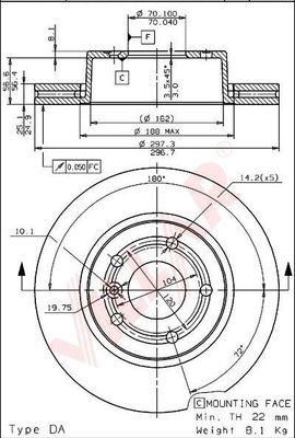 Villar 628.1441 - Discofreno autozon.pro