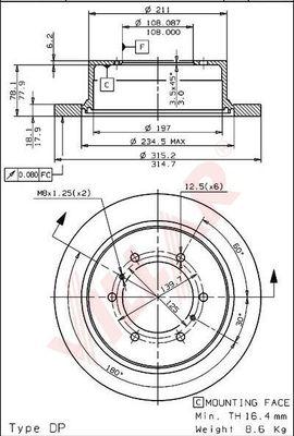 Villar 628.1401 - Discofreno autozon.pro