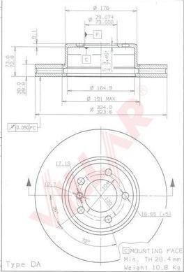 Villar 628.1425 - Discofreno autozon.pro