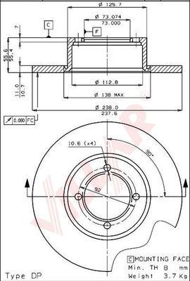 Villar 628.1047 - Discofreno autozon.pro