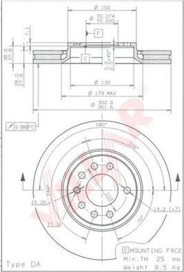 Villar 628.1061 - Discofreno autozon.pro