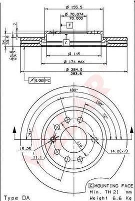 Villar 628.1068 - Discofreno autozon.pro