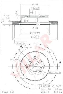 Villar 628.1073 - Discofreno autozon.pro