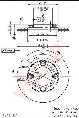 Villar 628.1199 - Discofreno autozon.pro