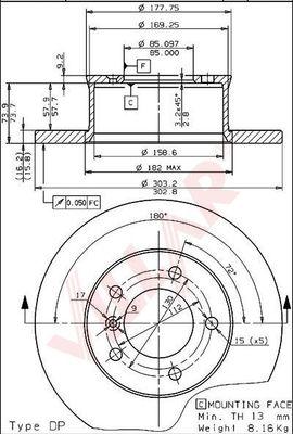 Villar 628.1196 - Discofreno autozon.pro