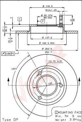 Villar 628.1157 - Discofreno autozon.pro