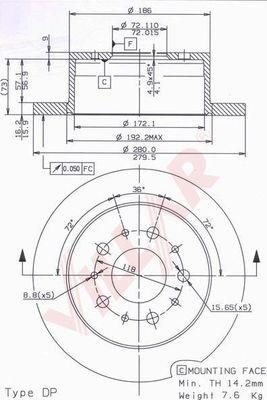 Villar 628.1848 - Discofreno autozon.pro