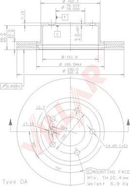 Villar 628.1807 - Discofreno autozon.pro