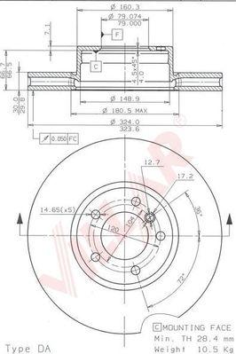 Villar 628.1824 - Discofreno autozon.pro