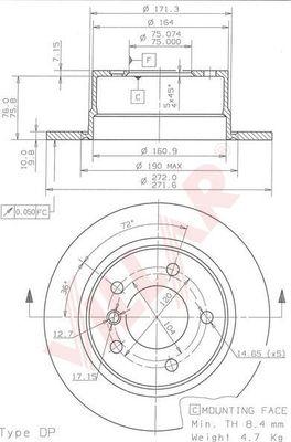 Villar 628.1386 - Discofreno autozon.pro