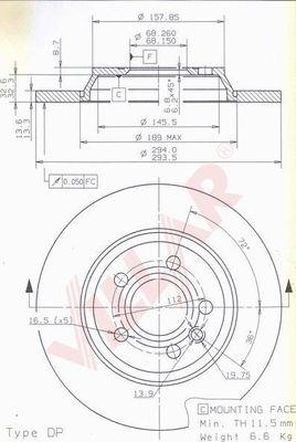 Villar 628.1757 - Discofreno autozon.pro