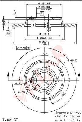 Villar 628.1787 - Discofreno autozon.pro