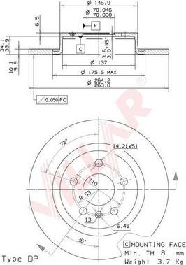 Villar 628.2095 - Discofreno autozon.pro