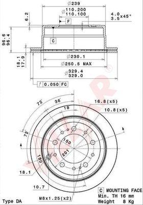 Villar 628.2046 - Discofreno autozon.pro