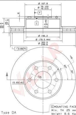 Villar 628.2047 - Discofreno autozon.pro