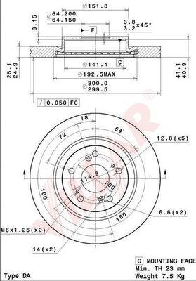 Villar 628.2087 - Discofreno autozon.pro