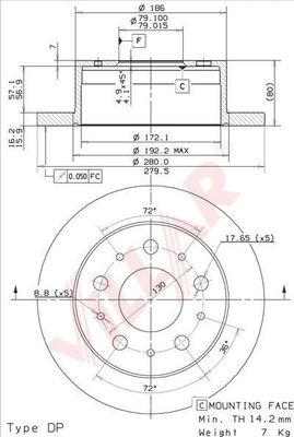 Villar 628.2038 - Discofreno autozon.pro