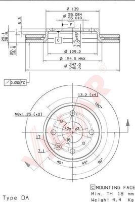 Villar 628.2022 - Discofreno autozon.pro