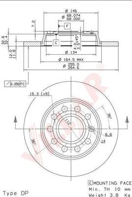 Villar 628.2139 - Discofreno autozon.pro