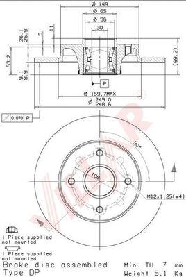 Villar 628.2136 - Discofreno autozon.pro