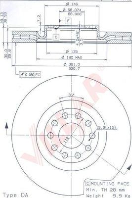 Villar 628.2172 - Discofreno autozon.pro