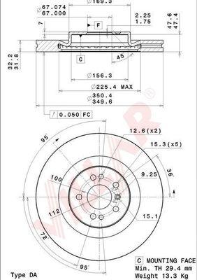 Villar 628.2206 - Discofreno autozon.pro