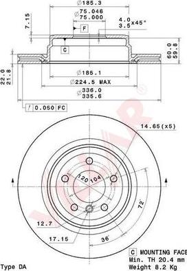 Villar 628.2200 - Discofreno autozon.pro